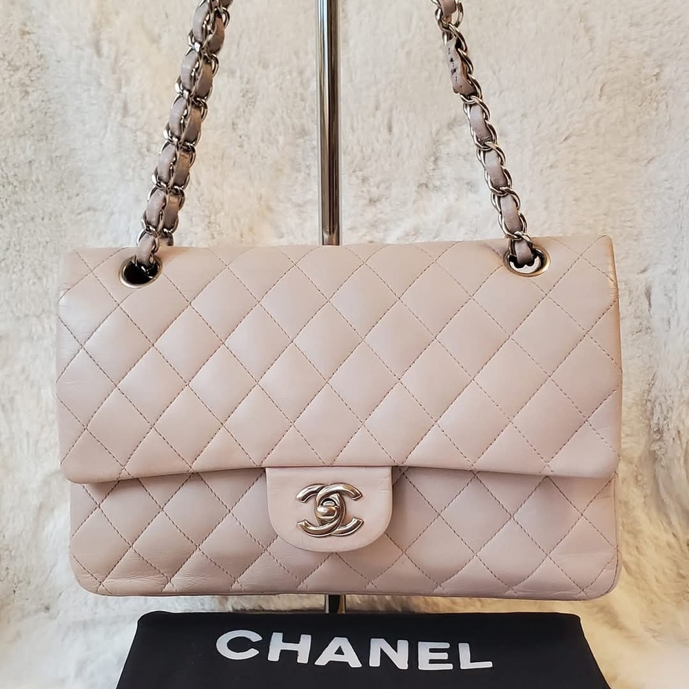 Chanel Classic Double Flap Quilted Lambskin.